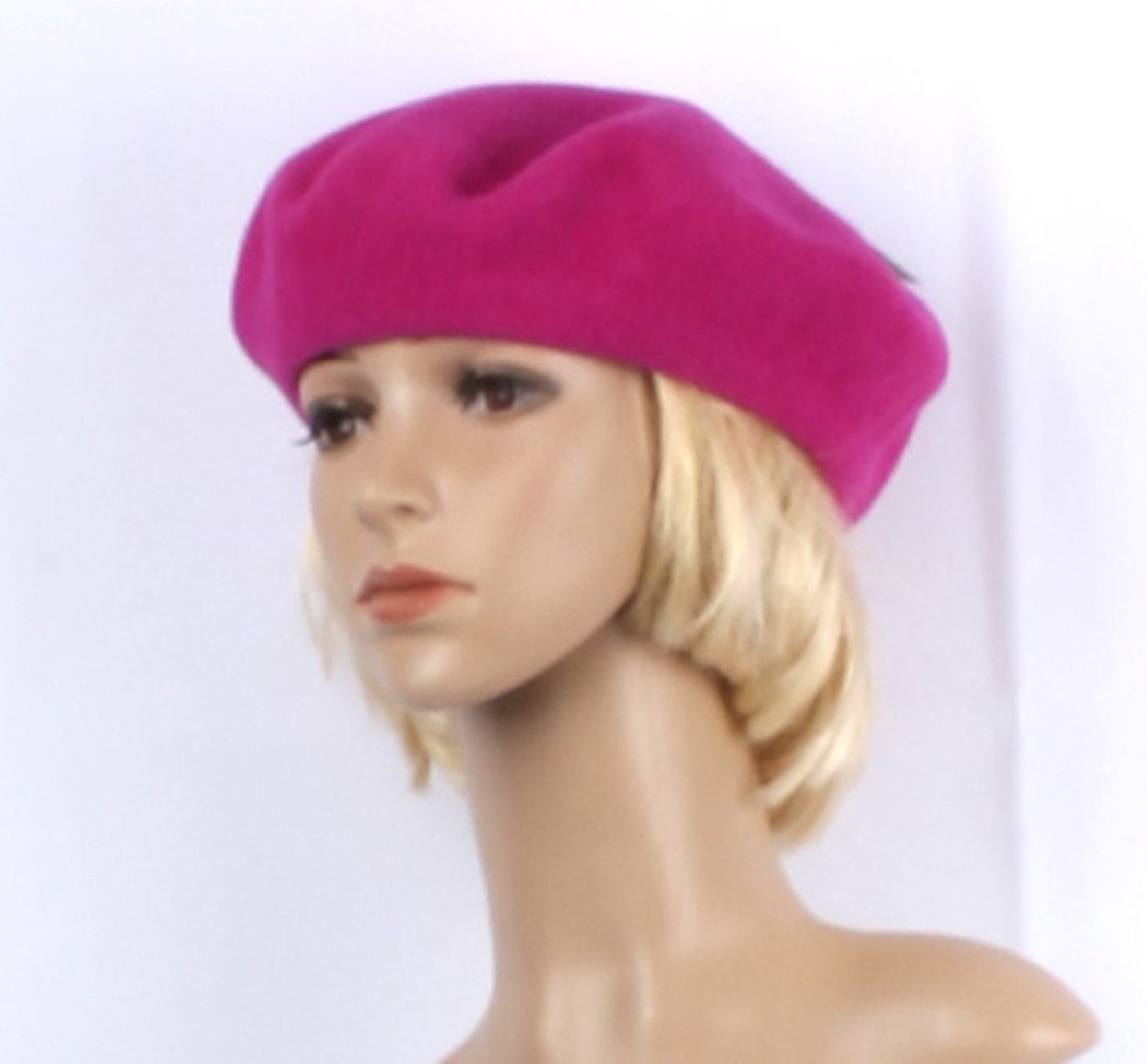 Headstart  wool beret pink Style : HS/5055PINK image 0
